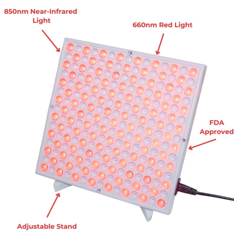 FDA Approved Infrared & Red Light Therapy Panel With Stand